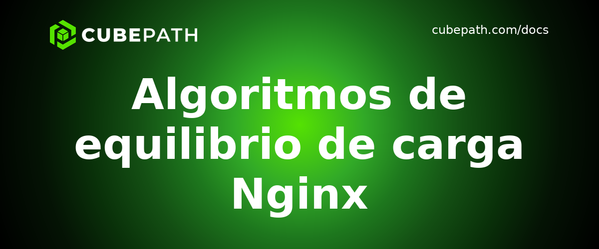 Algoritmos de equilibrio de carga Nginx