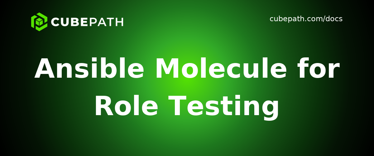 Ansible Molecule for Role Testing