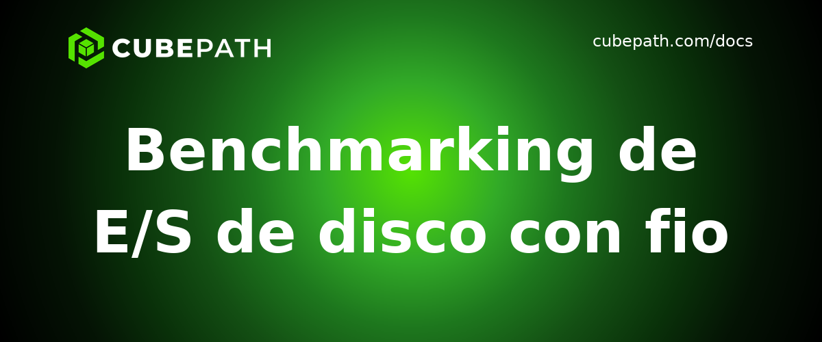 Benchmarking de E/S de disco con fio