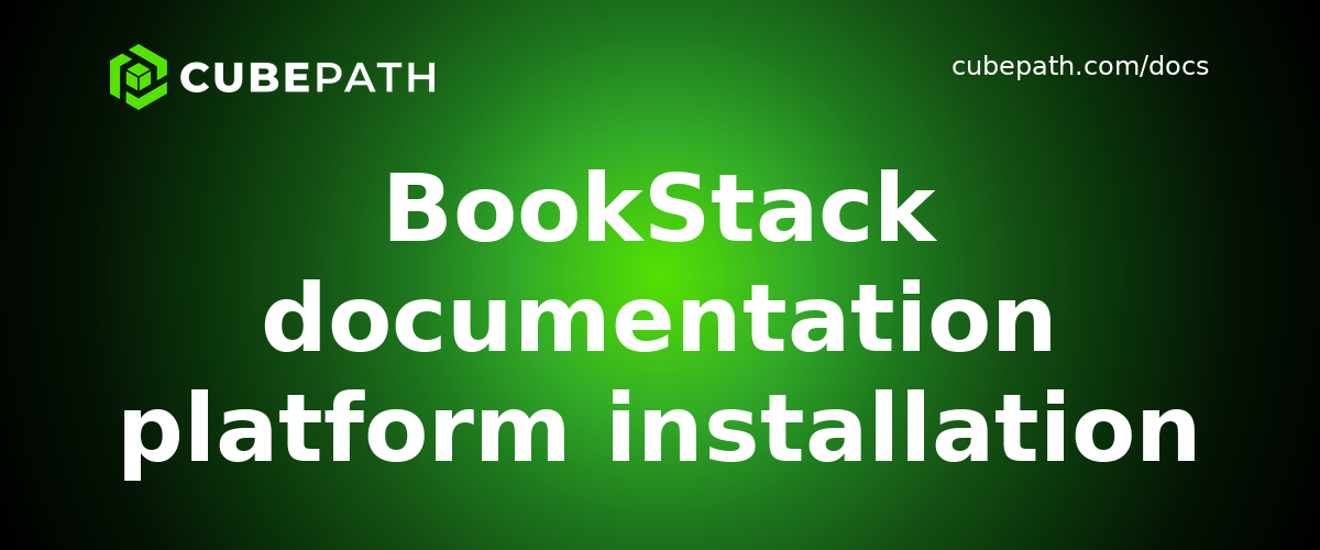 BookStack documentation platform installation