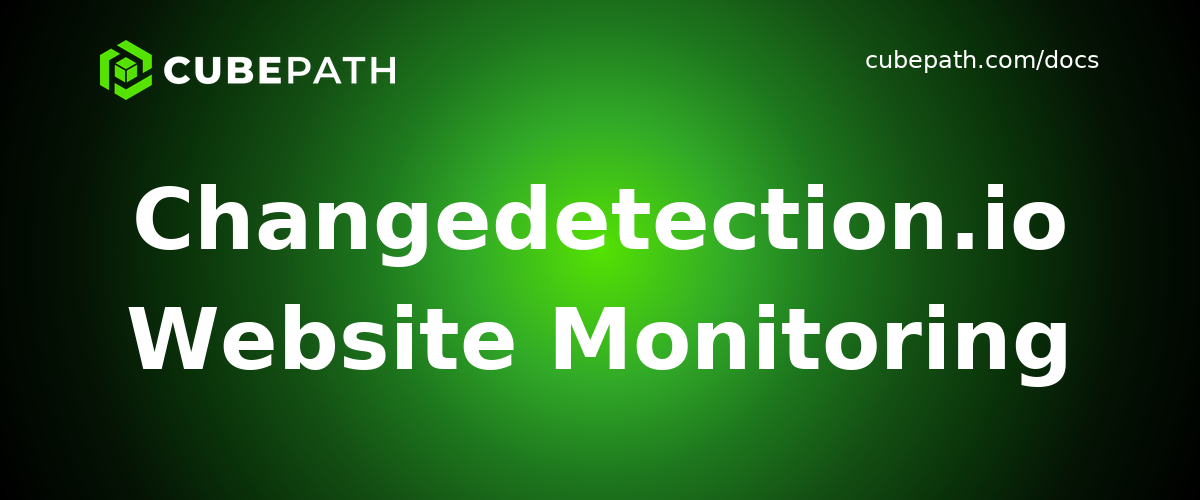 Changedetection.io Website Monitoring
