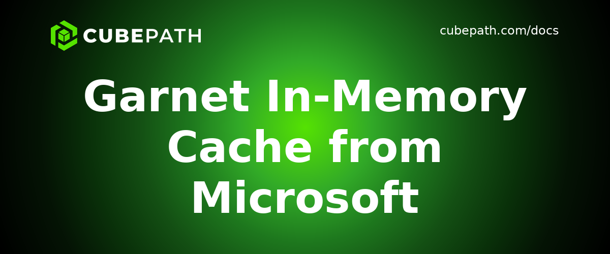 Garnet In-Memory Cache from Microsoft