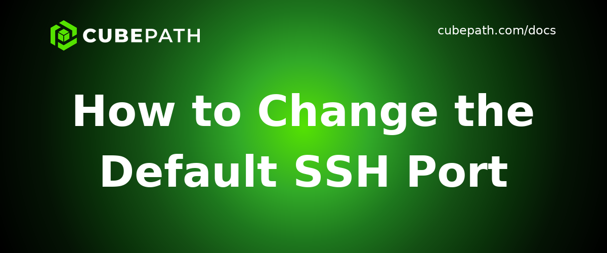 How to Change the Default SSH Port