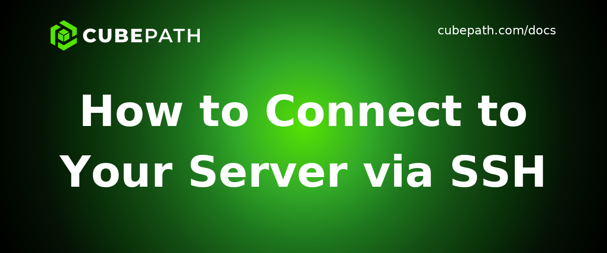 How to Connect to Your Server via SSH