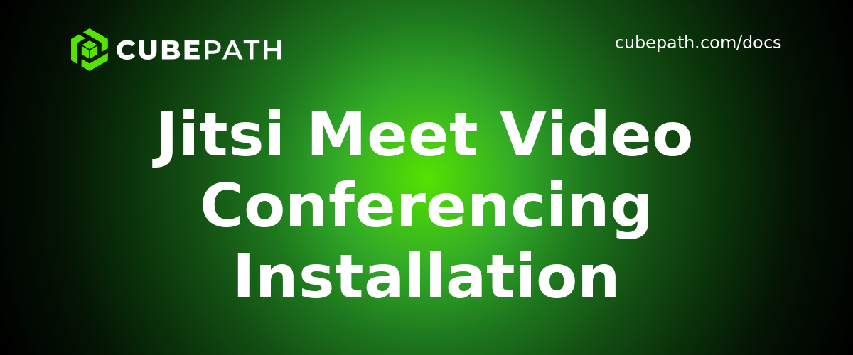 Jitsi Meet Video Conferencing Installation