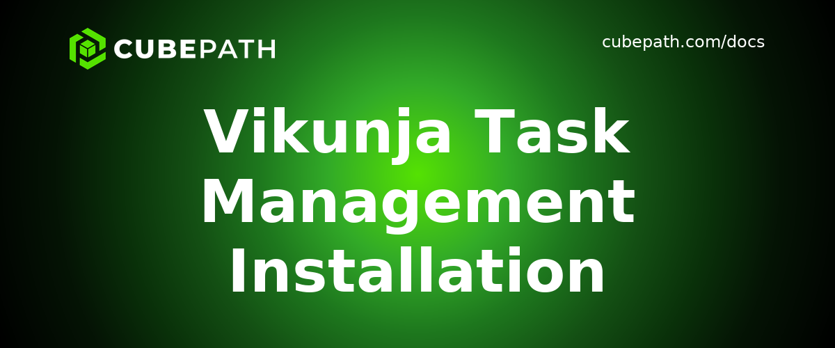 Vikunja Task Management Installation