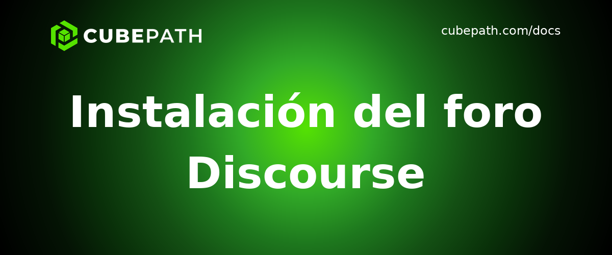 Instalación del foro Discourse