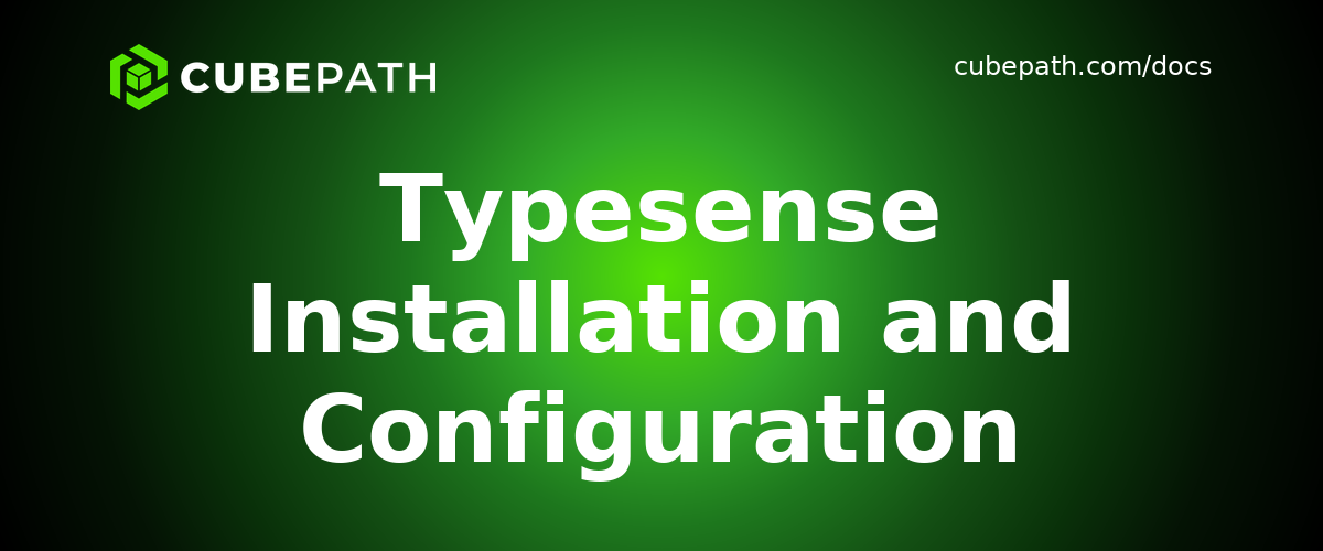 Typesense Installation and Configuration
