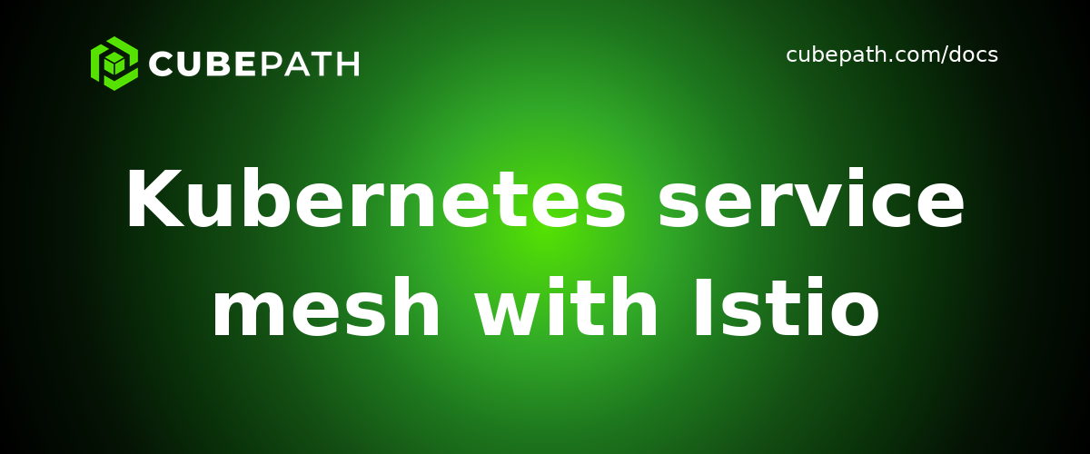 Kubernetes service mesh with Istio