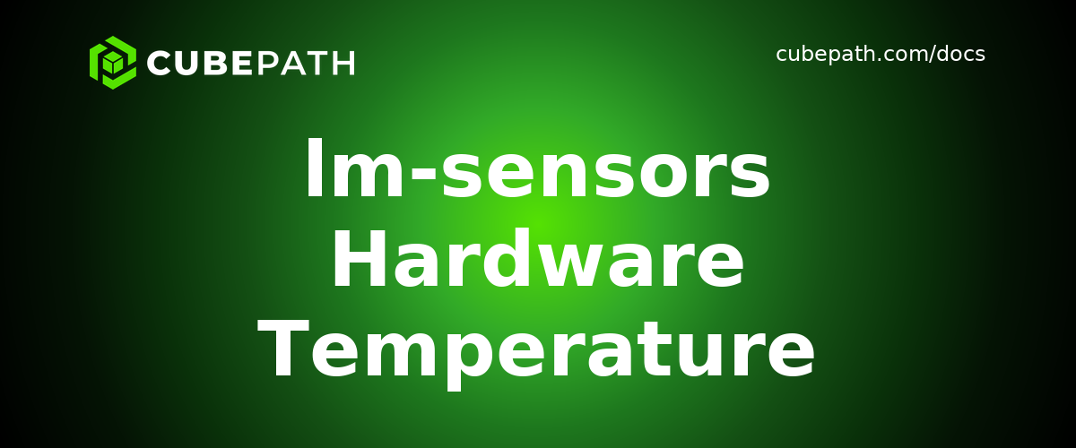 lm-sensors Hardware Temperature Monitoring