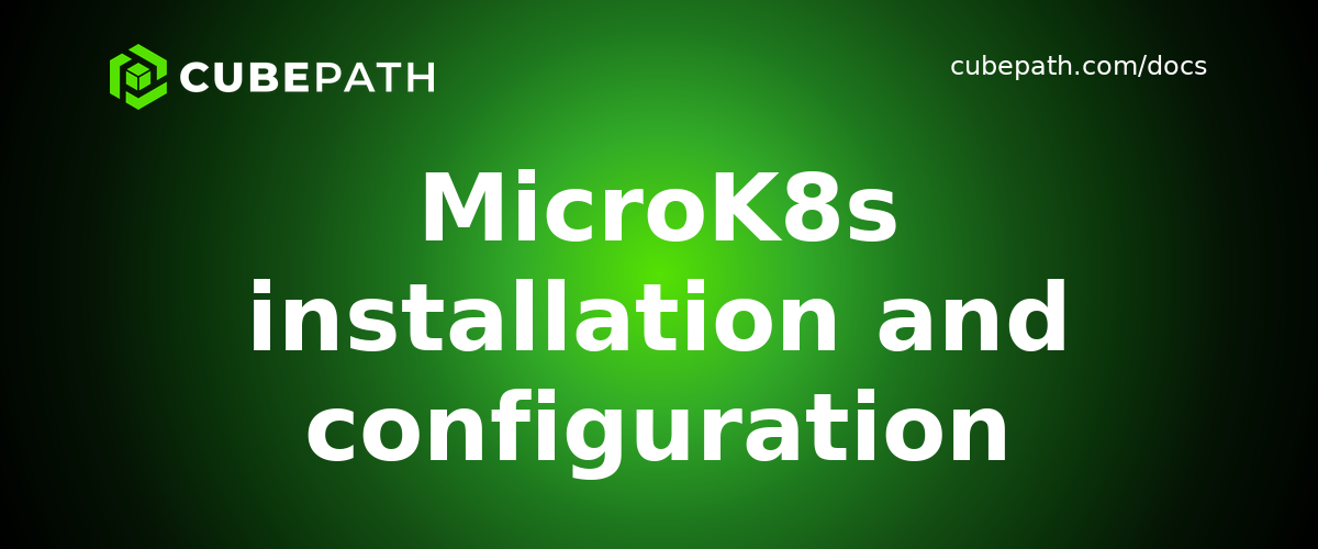 MicroK8s installation and configuration