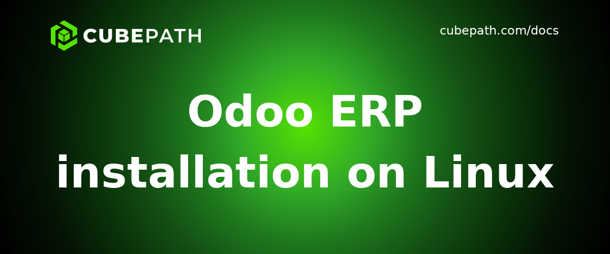 Odoo ERP installation on Linux