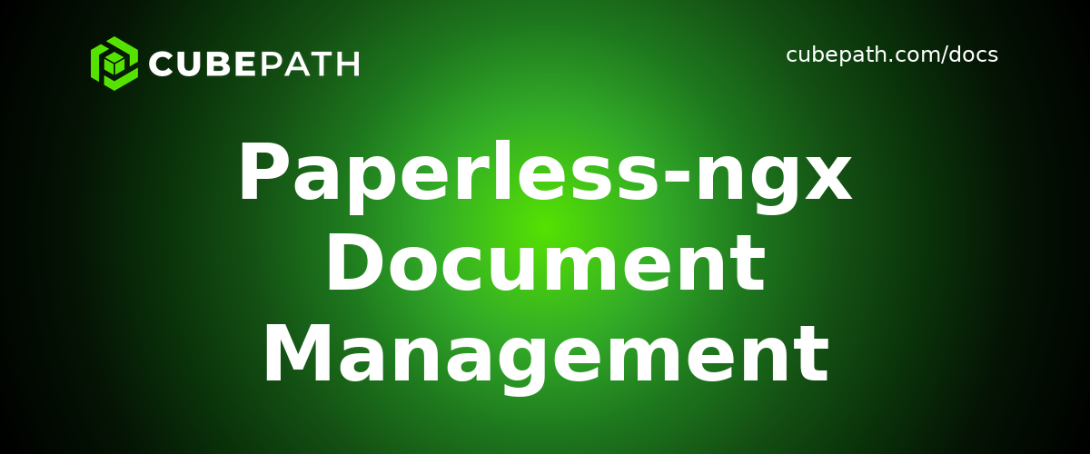 Paperless-ngx Document Management Installation