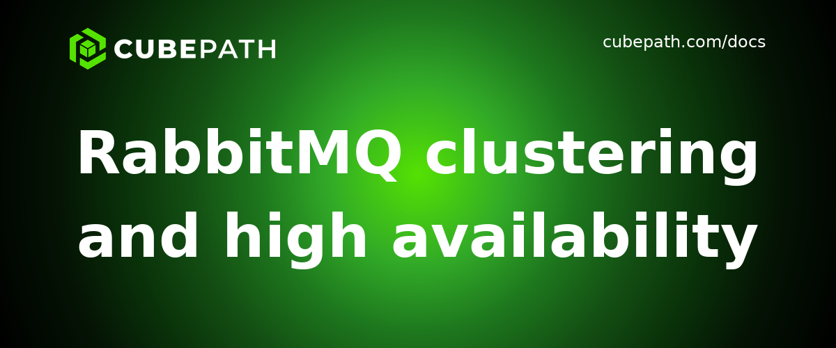 RabbitMQ clustering and high availability