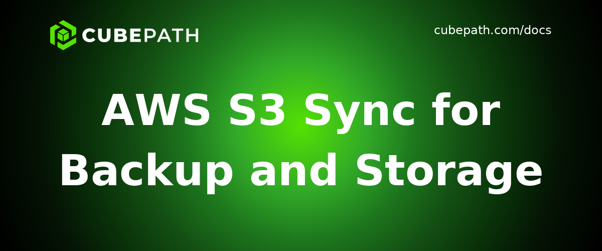 AWS S3 Sync for Backup and Storage