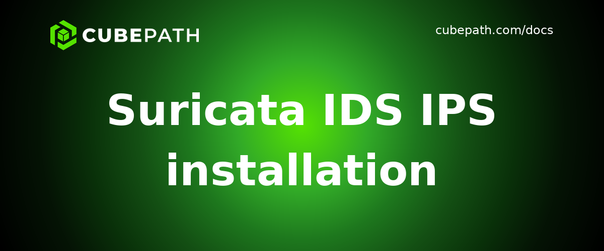 Suricata IDS IPS installation