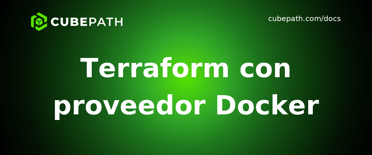 Terraform con proveedor Docker
