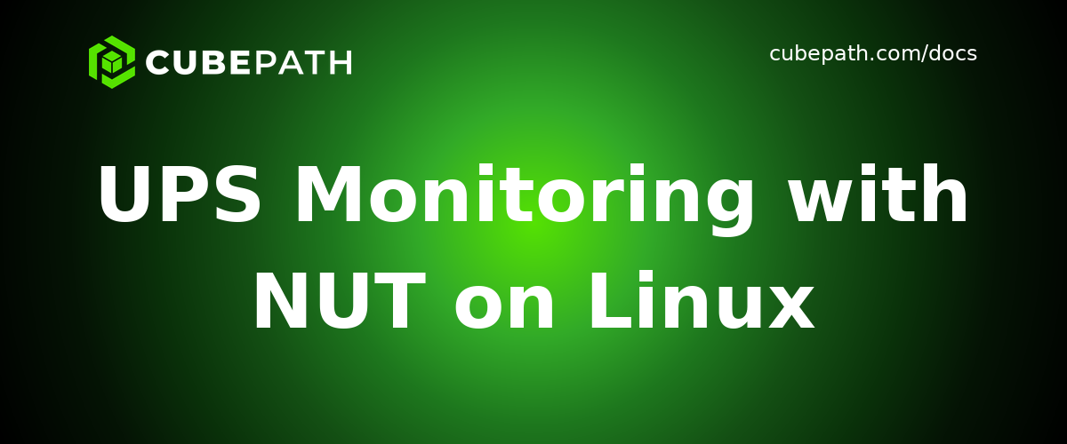 UPS Monitoring with NUT on Linux